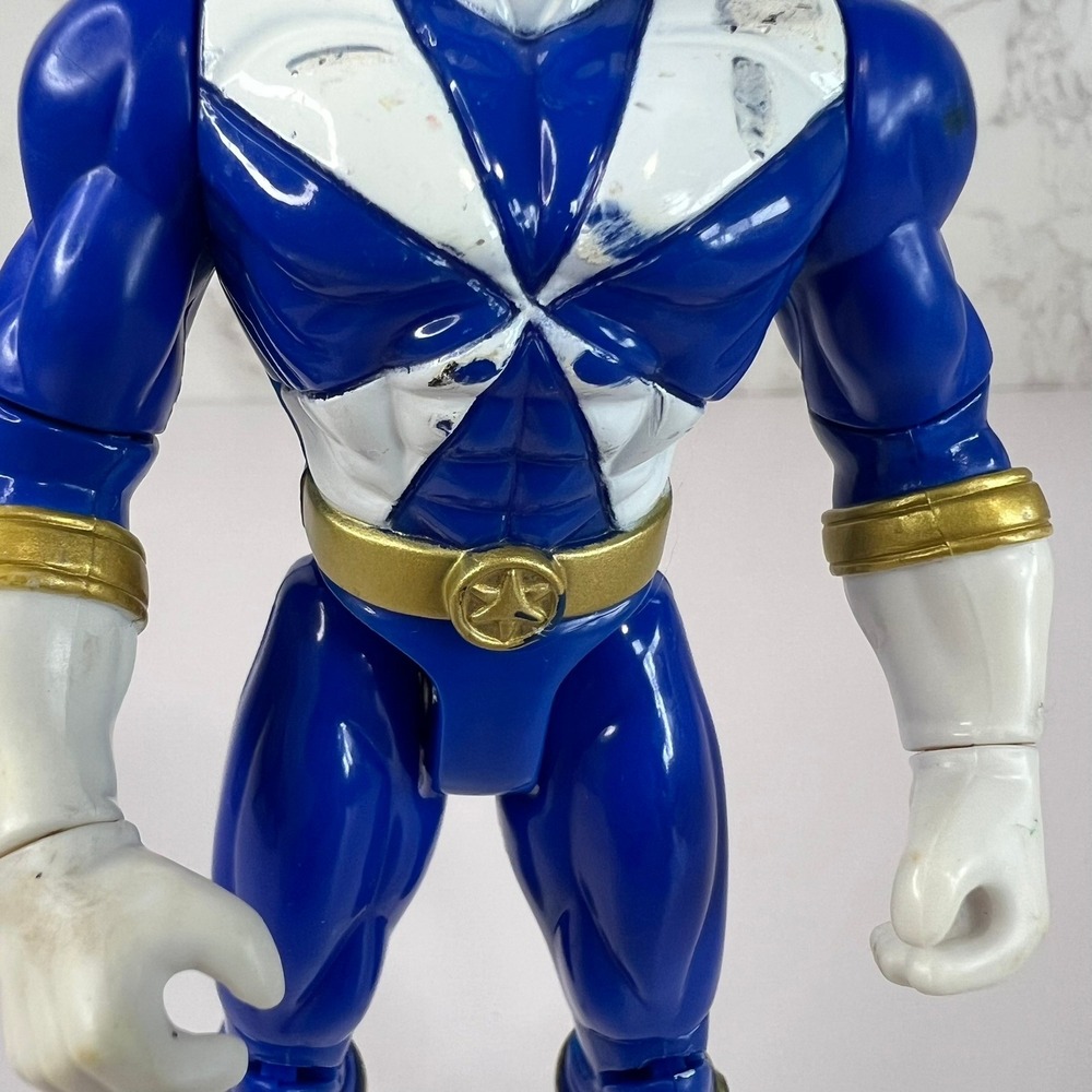 Bandai 1999‎ Power Rangers Lightspeed Rescue Blue Ranger 6" Action Figure - Picture 3 of 8